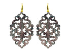 Miccy's | Azulejo Grey Mother Of Pearl | Resin Earrings