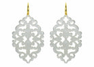 Miccy's | Azulejo Silver | Resin Earrings