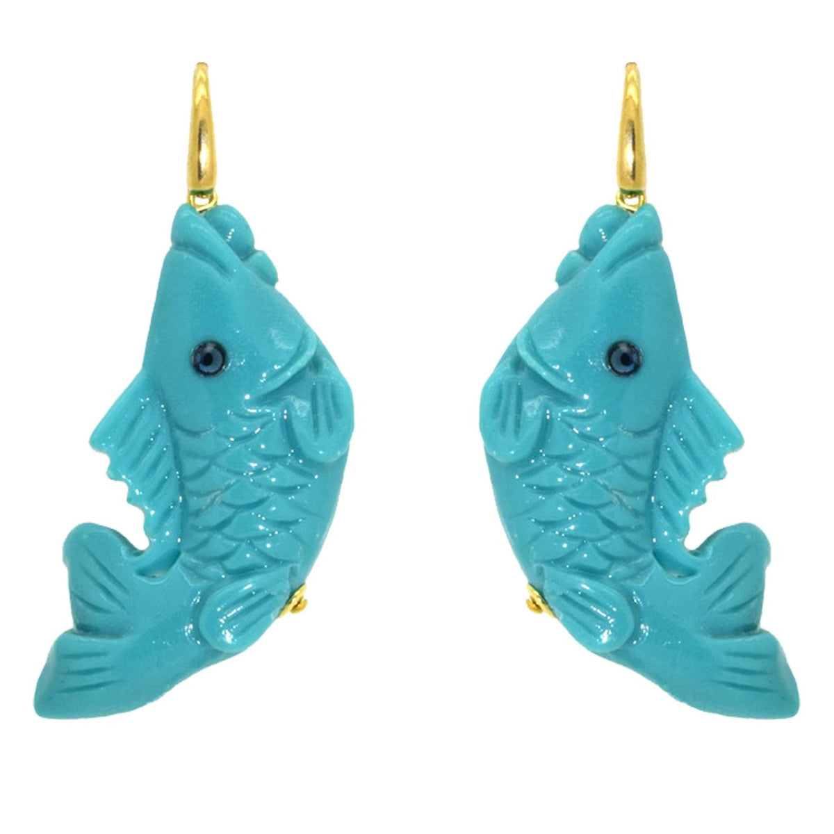 Miccy's | Betta Turquoise | Resin Earrings