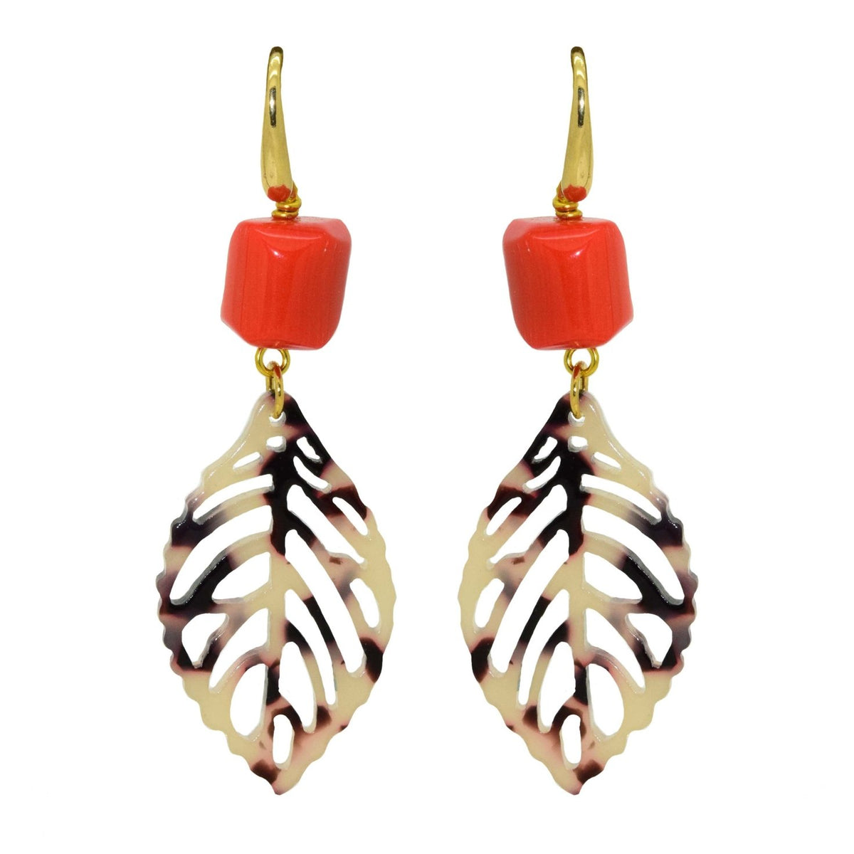 Miccy's | Coral Poplar | Resin Earrings
