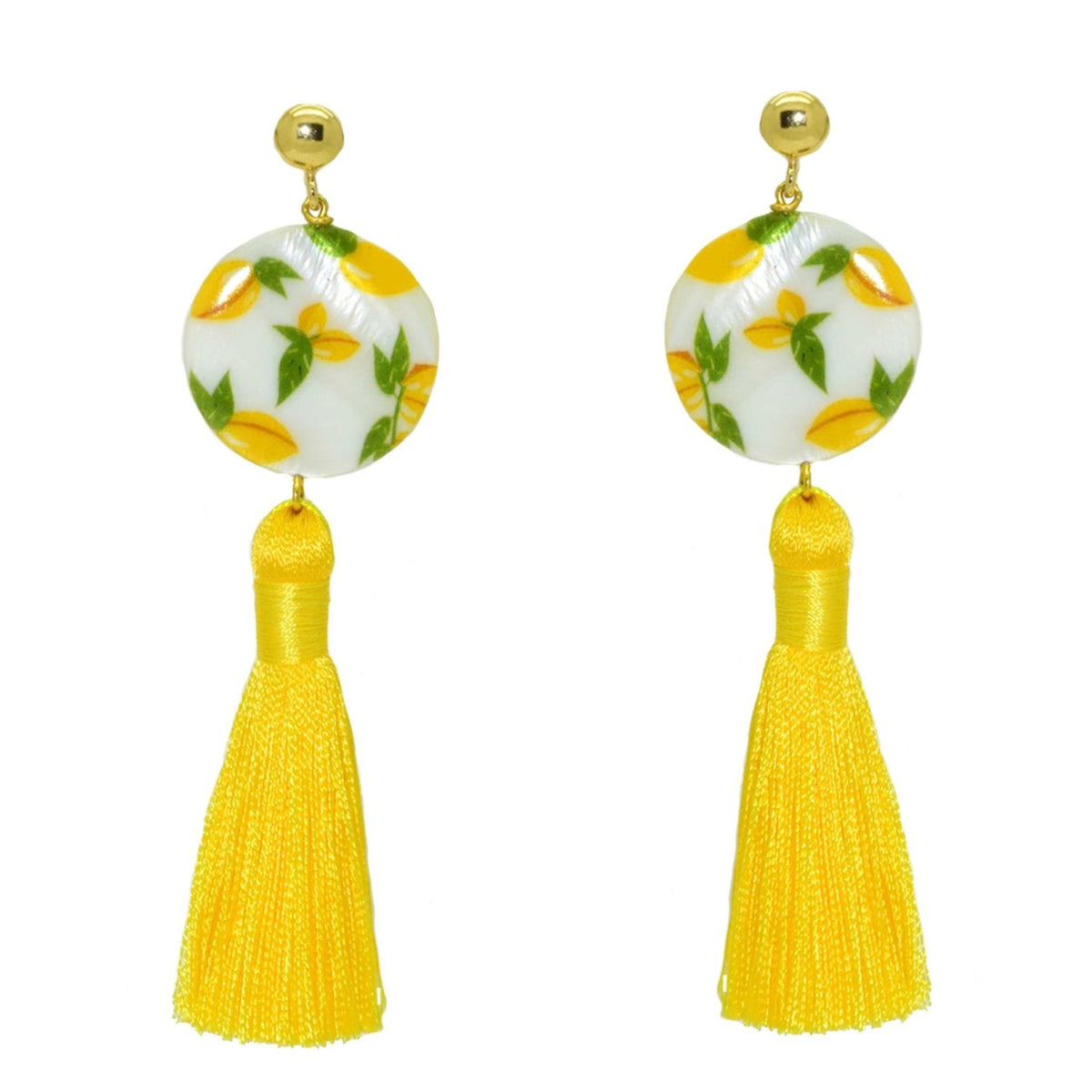 Miccy's | Easy Peasy Lemon Squeezy | Shell Earrings