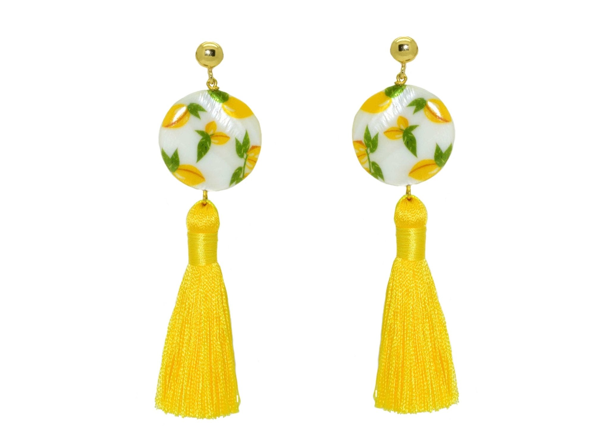 Miccy's | Easy Peasy Lemon Squeezy | Shell Earrings