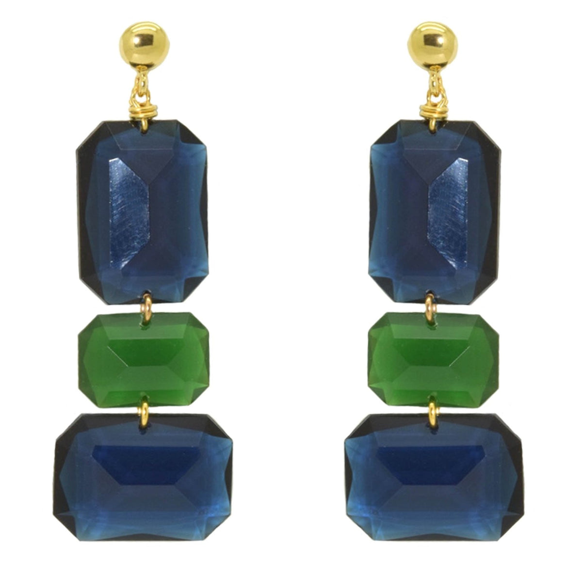 Miccy's | Gemma Jeans | Resin Earrings