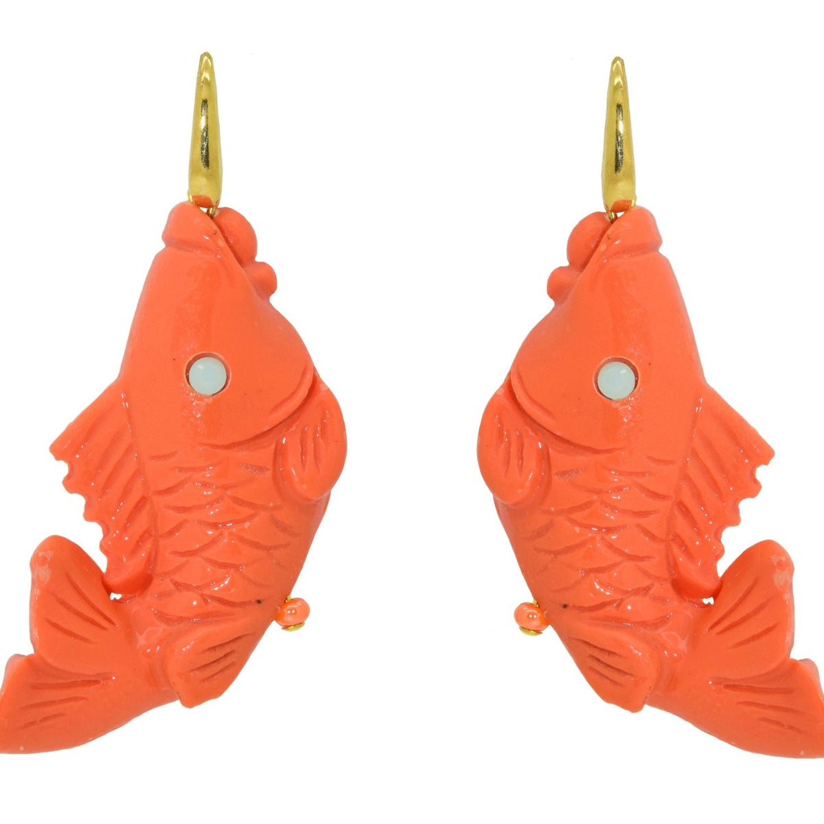 Miccy's | Gold Fish | Resin Earrings