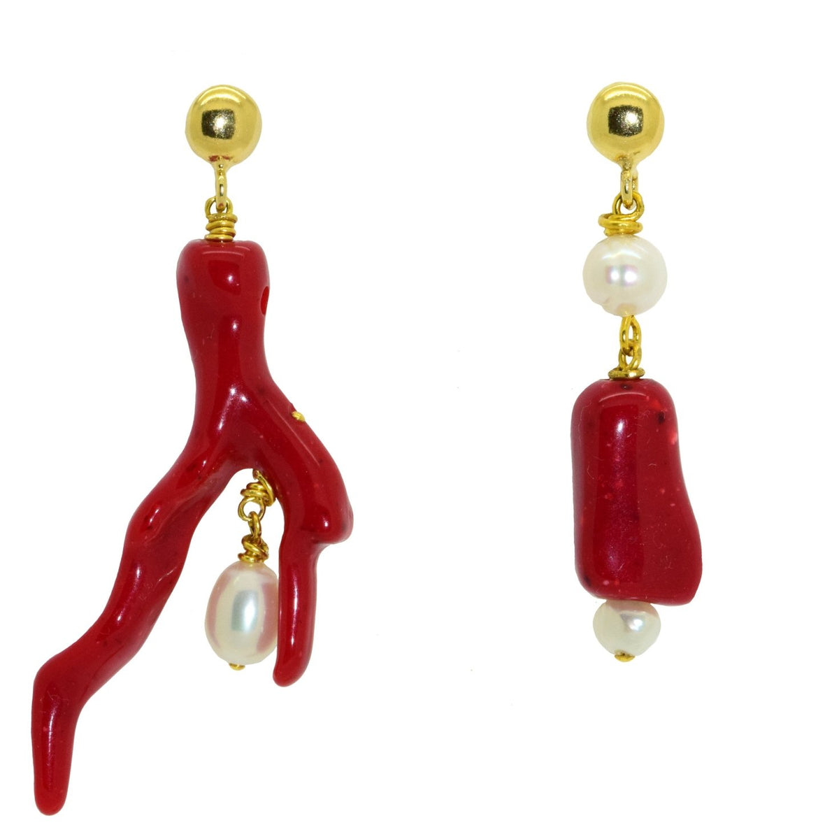 Miccy's | Great Barrier Red | Resin Earrings