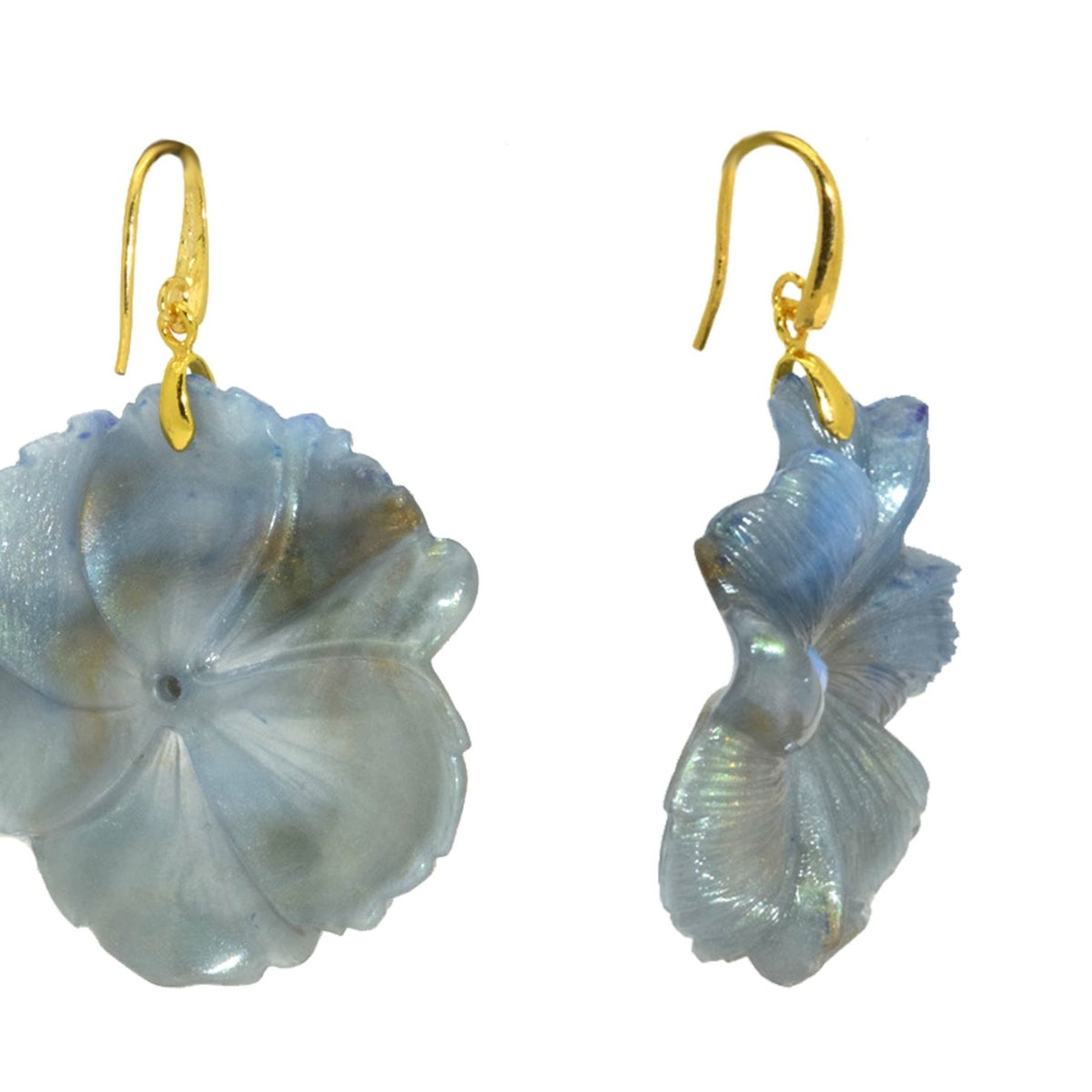 Miccy's | Hibiscus Sky | Resin Earrings