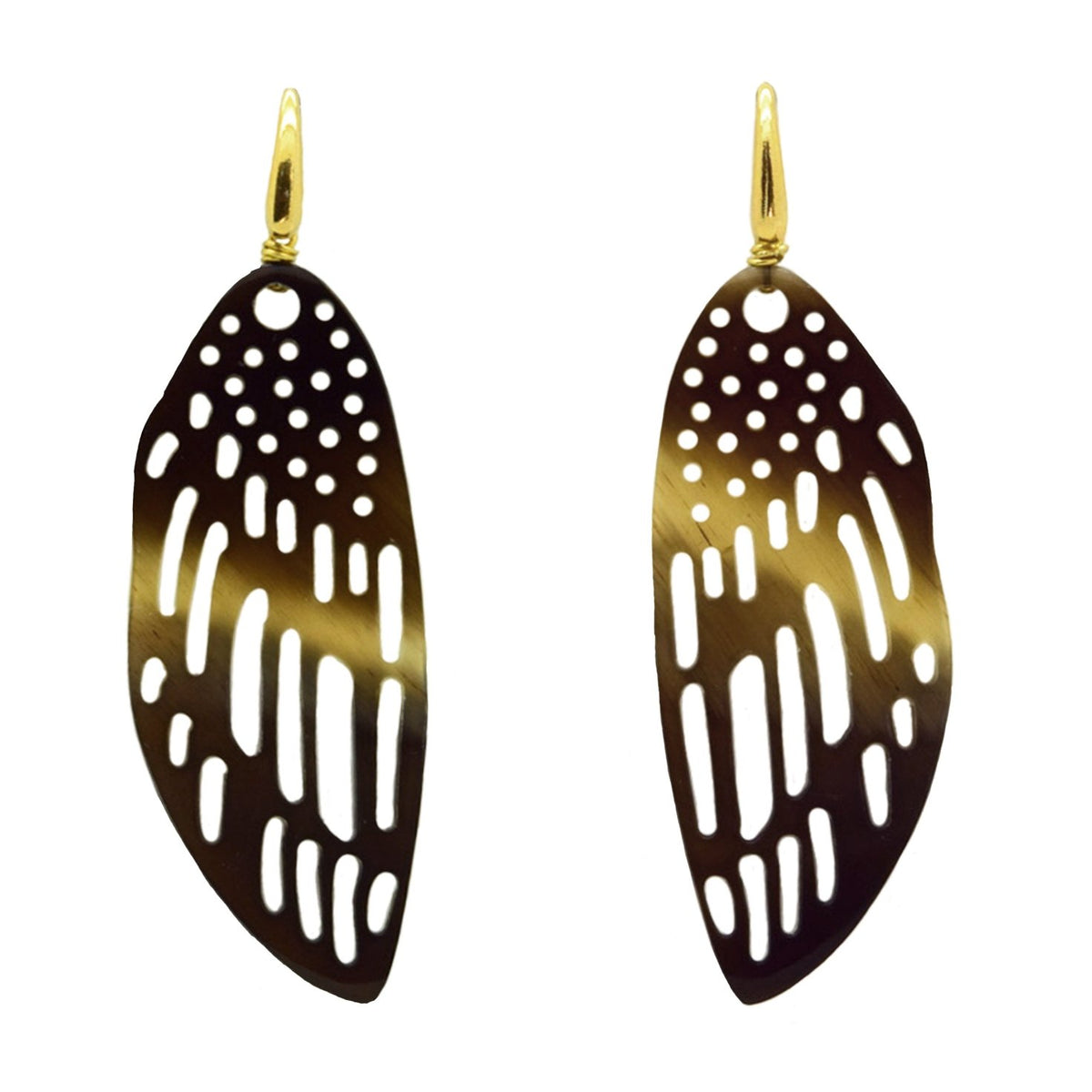 Miccy's | Horn Butterfly Wings | Horn Earrings