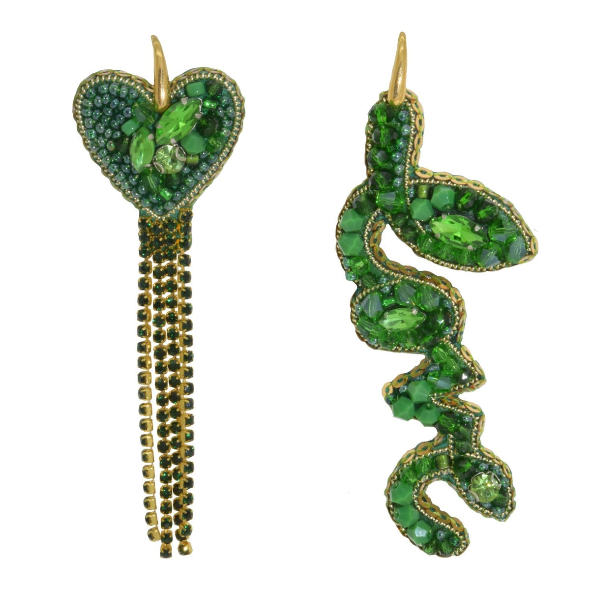 Miccy's | L'Amour Emerald | PatchArt Earrings