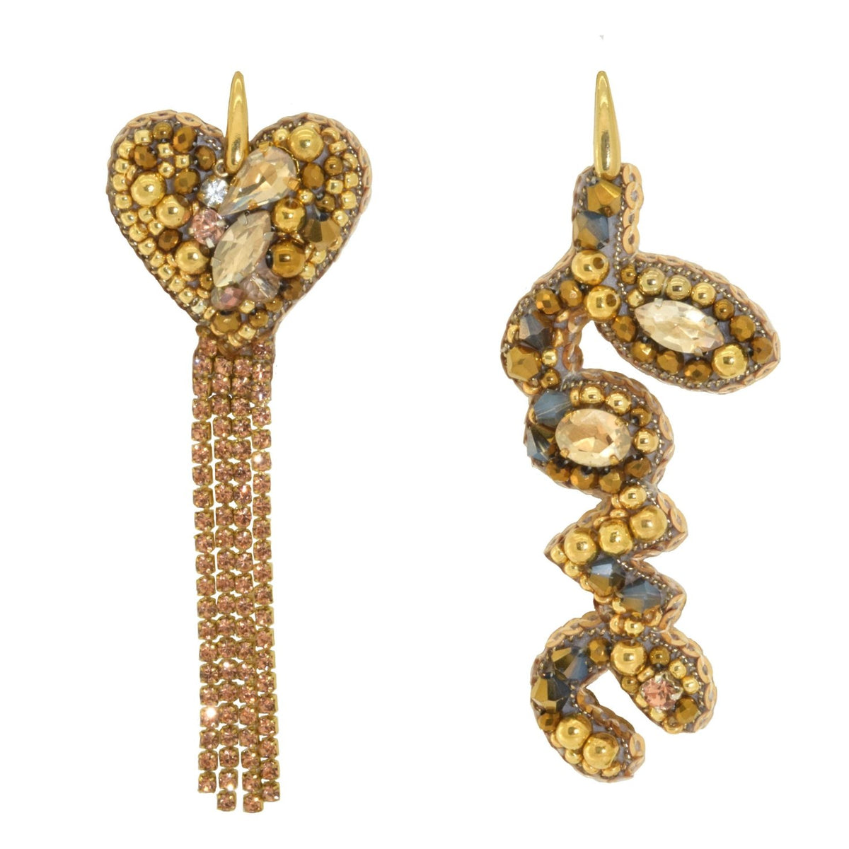 Miccy's | L'Amour Gold | PatchArt Earrings