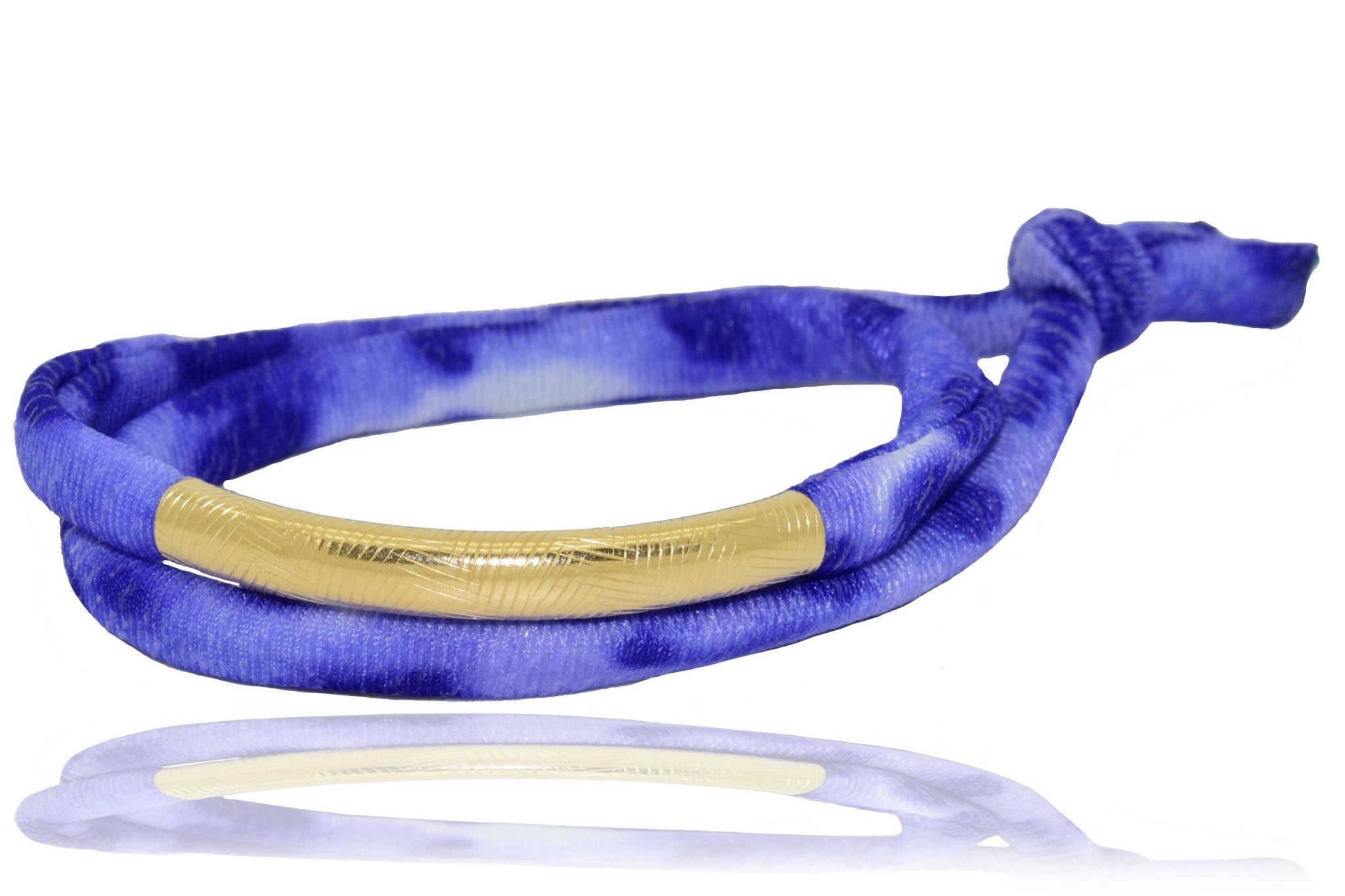 Miccy's | Lavender Galaxy 14K Golden Tube Bracelet