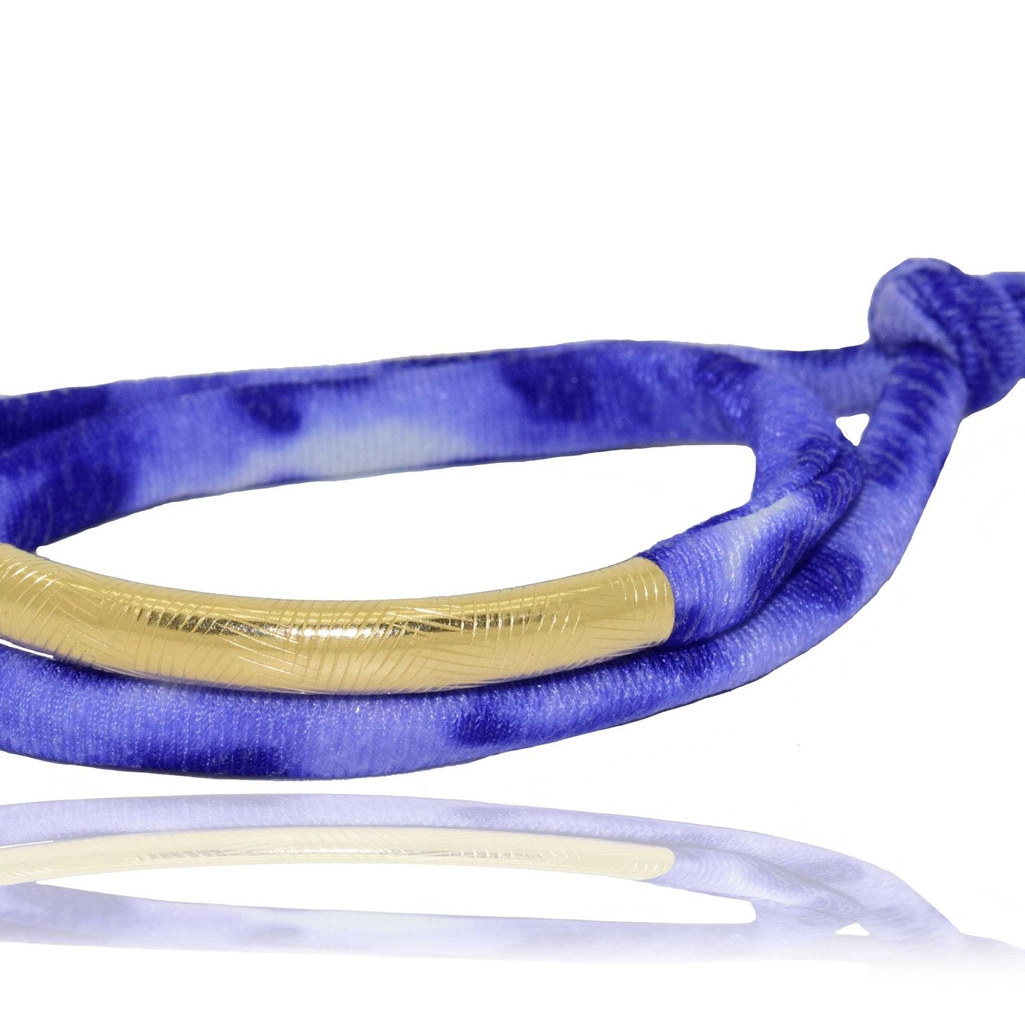 Miccy's | Lavender Galaxy 14K Golden Tube Bracelet