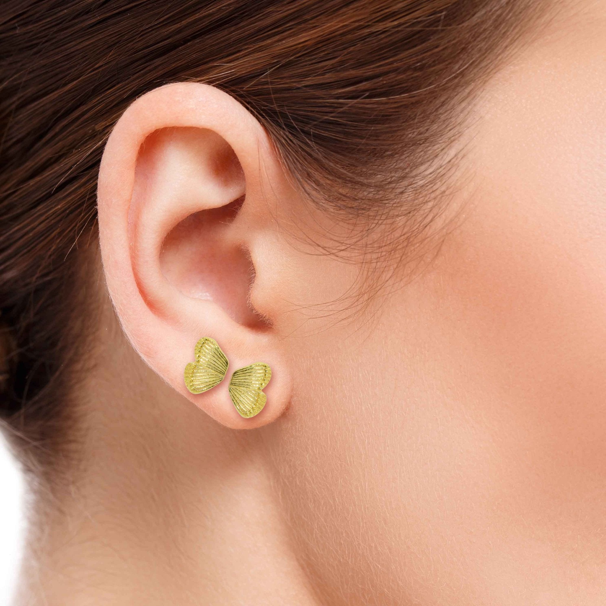 Miccy's | Miccy's Butterfly wings (1 pair) | Gold Line Earrings