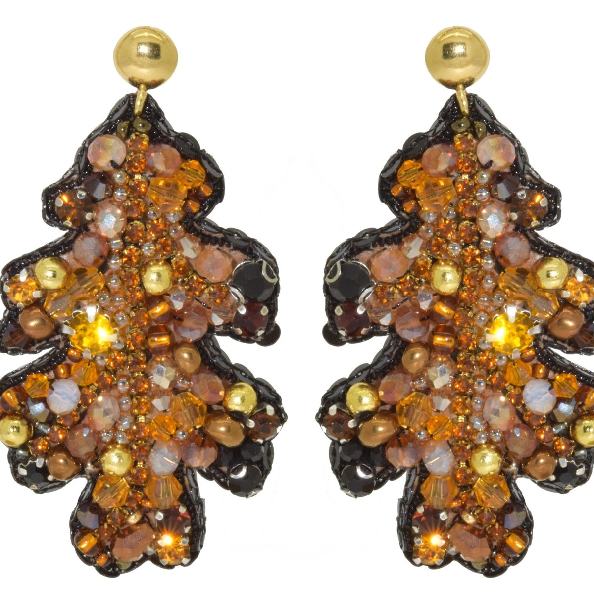 Miccy's | Oak Leaves | PatchArt Earrings