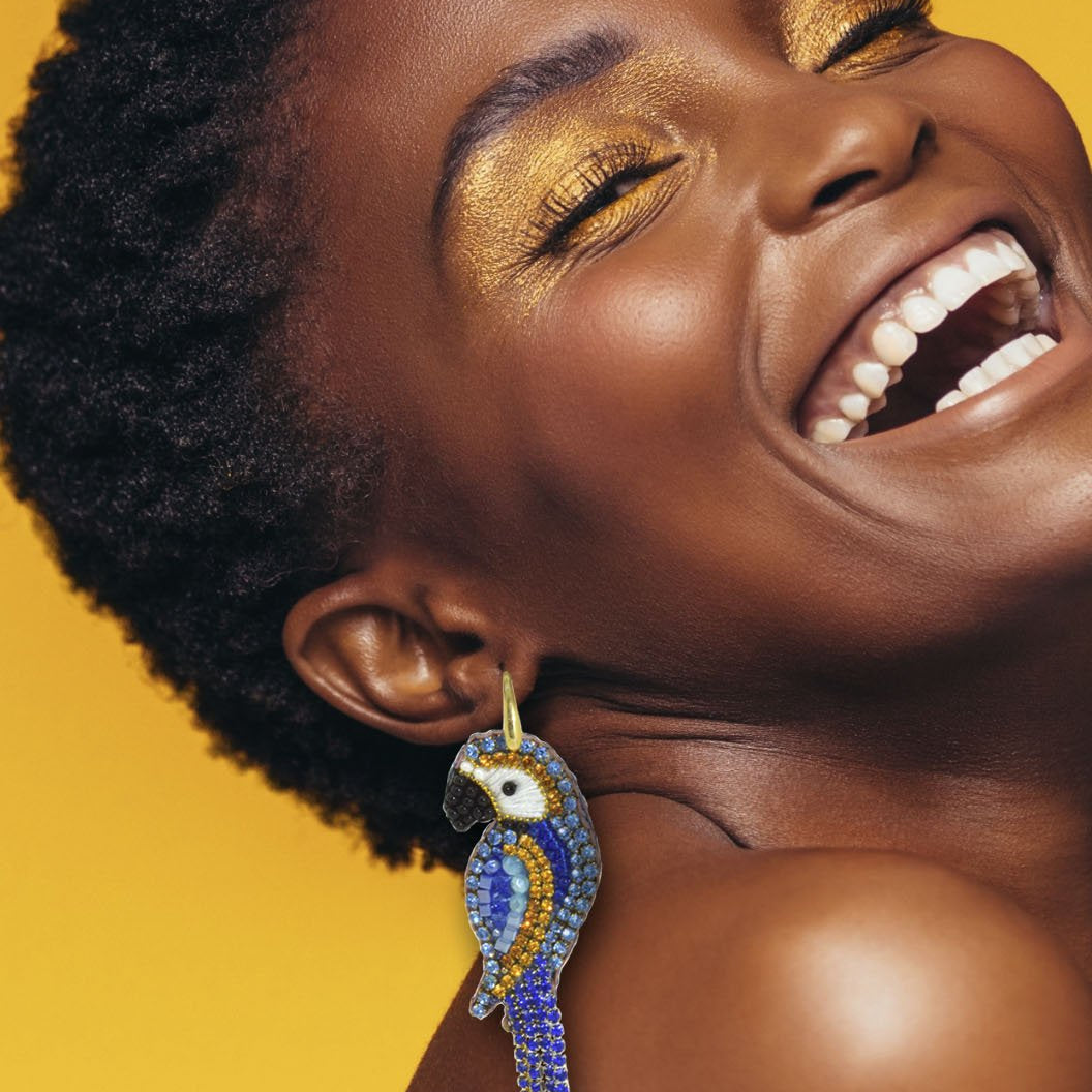 Miccy's | Papagayo Ara | PatchArt Earrings