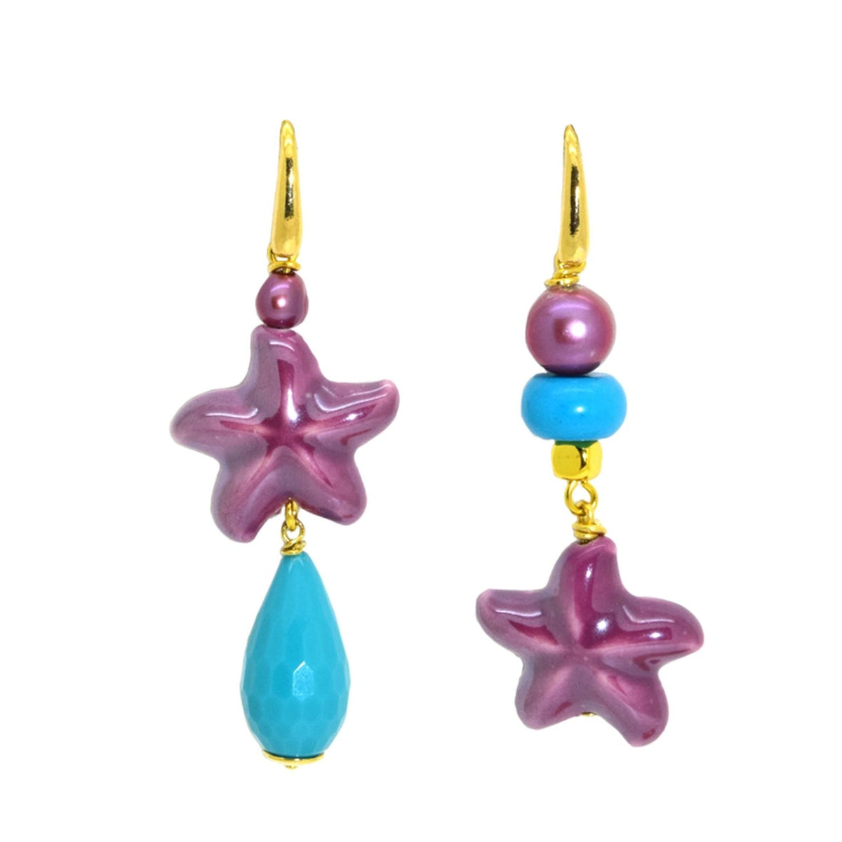Miccy's | Peach | Gemstone Earrings