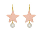 Miccy's | Pearl Star Pastel Pink | Resin Earrings