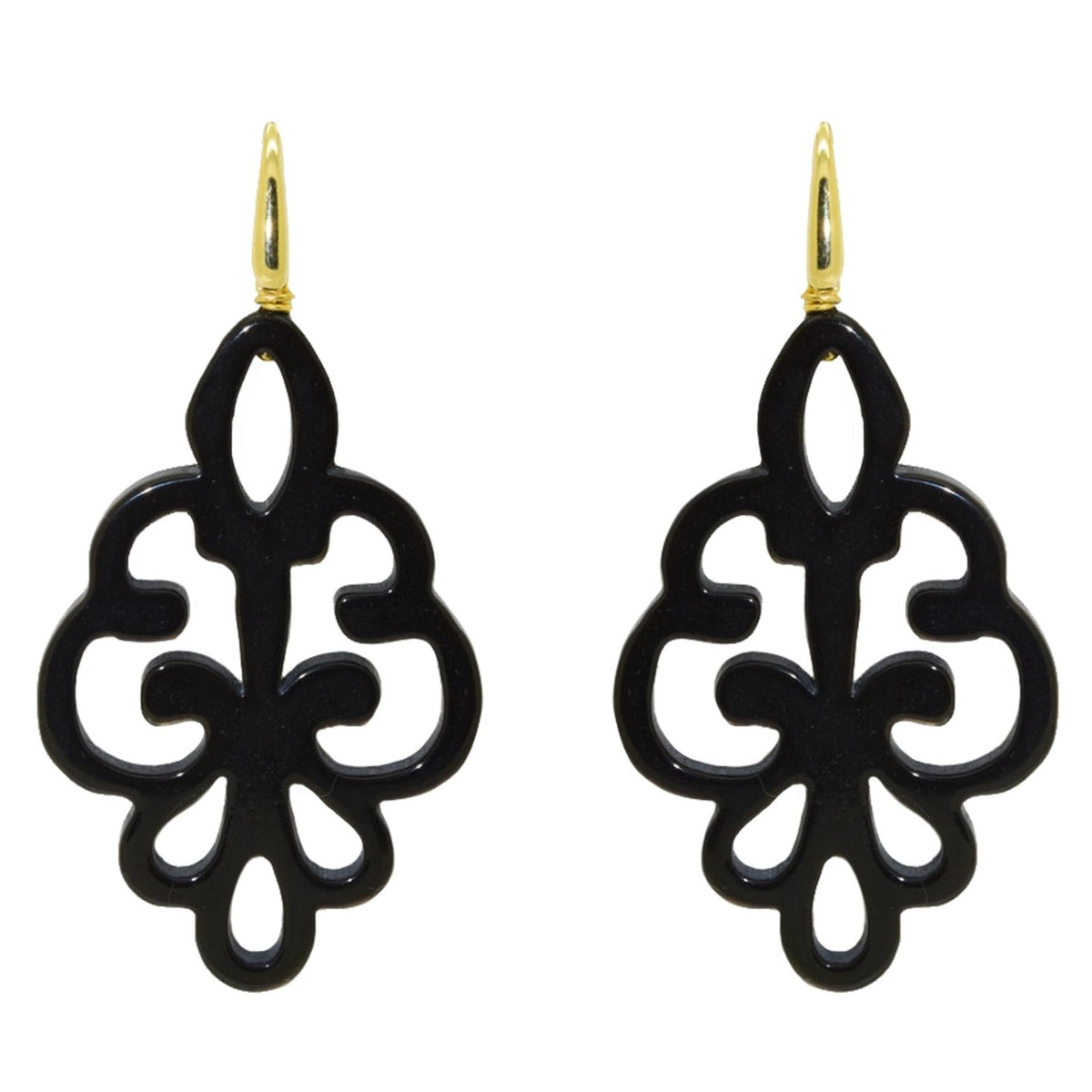 Miccy's | Phula Black | Resin Earrings