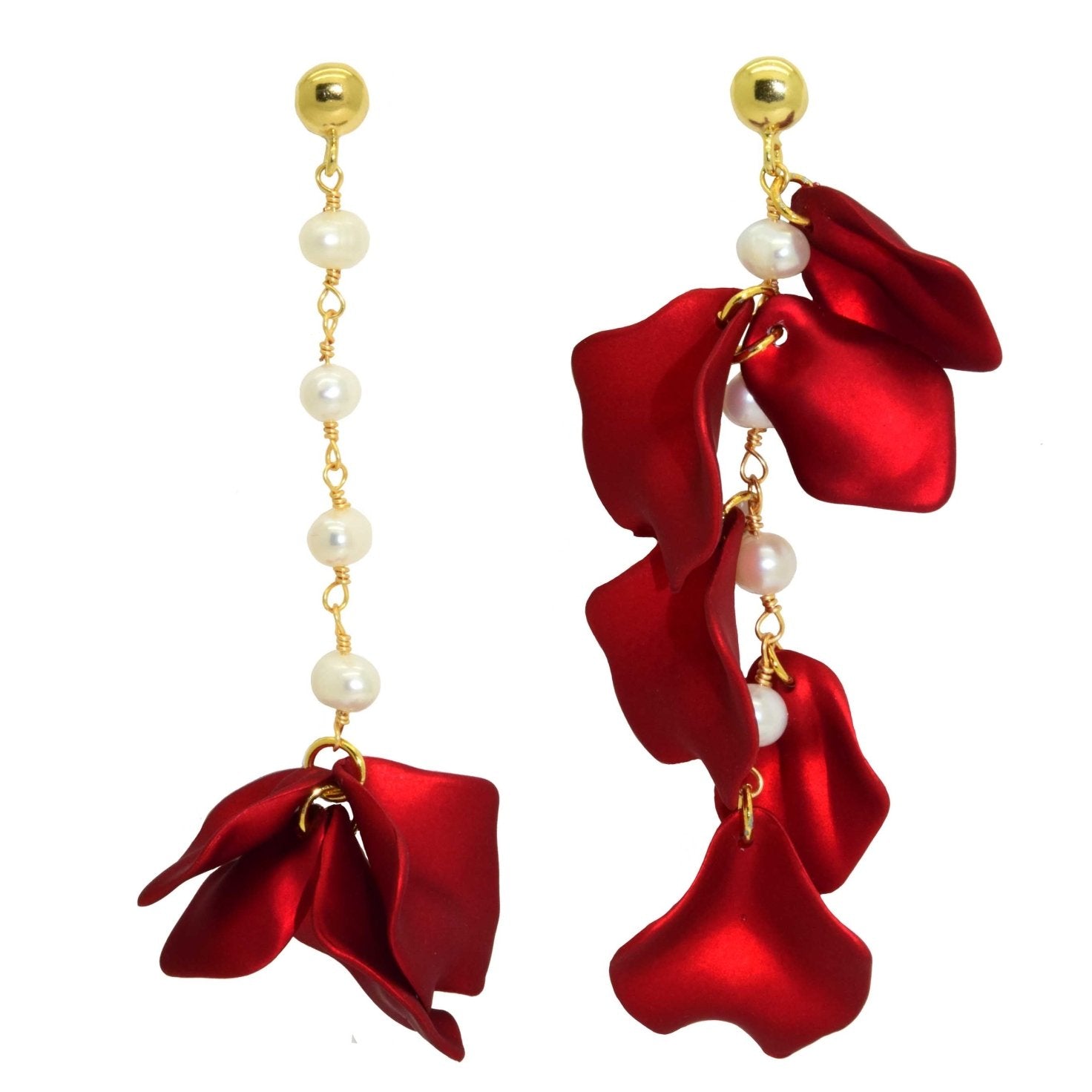Miccy's | Red Rosa | Resin Earrings