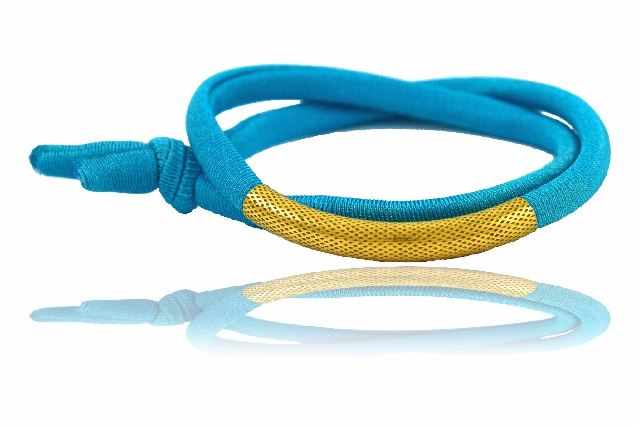 Miccy's | Turquoise 14K Golden Tube Bracelet