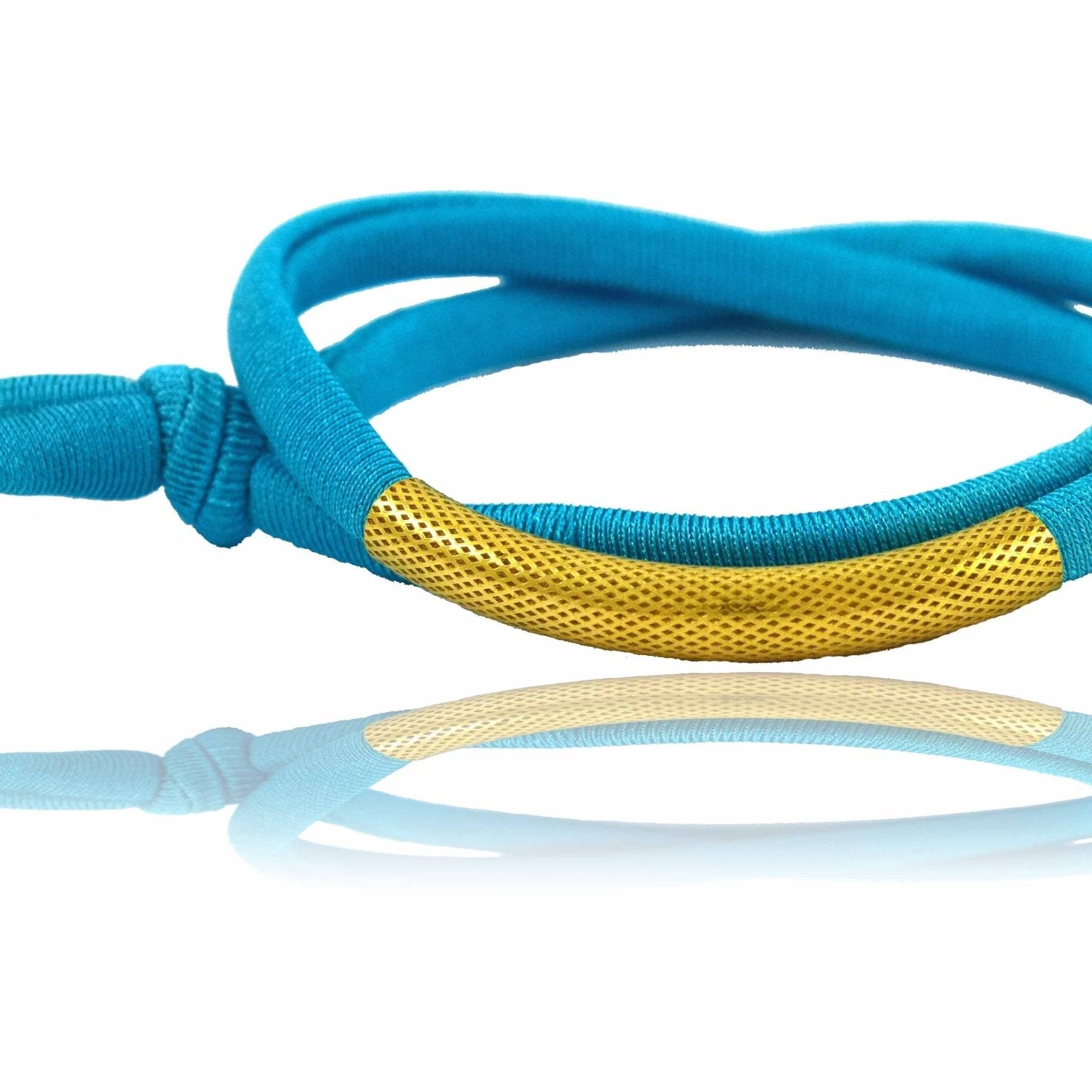 Miccy's | Turquoise 14K Golden Tube Bracelet