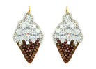 Miccy's | Vanilla Ice Cream | PatchArt Earrings