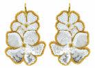 Miccy's | White Mariposa | PatchArt Earrings