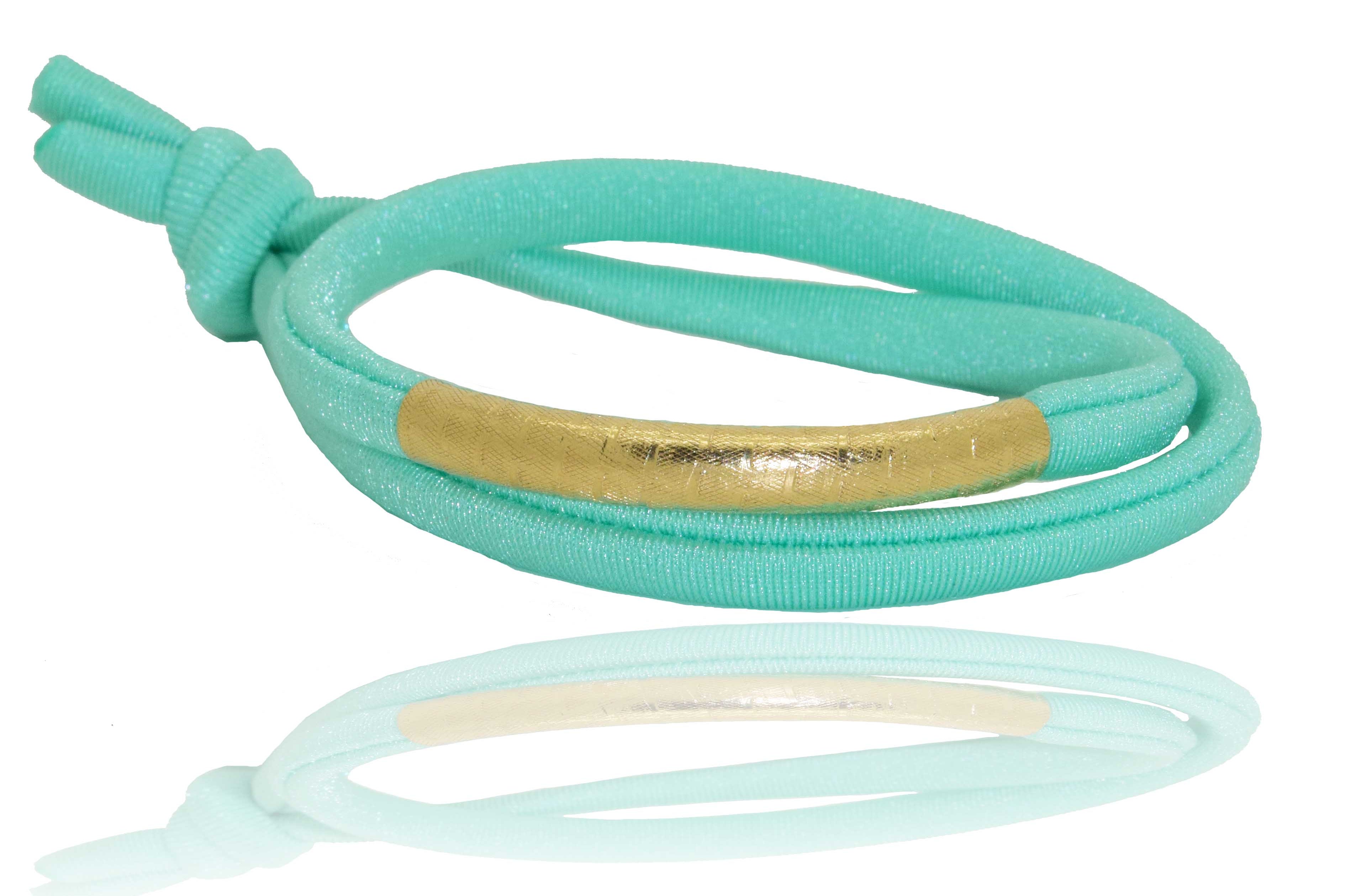 Miccy's | Pepperminty 14K Golden Tube Bracelet