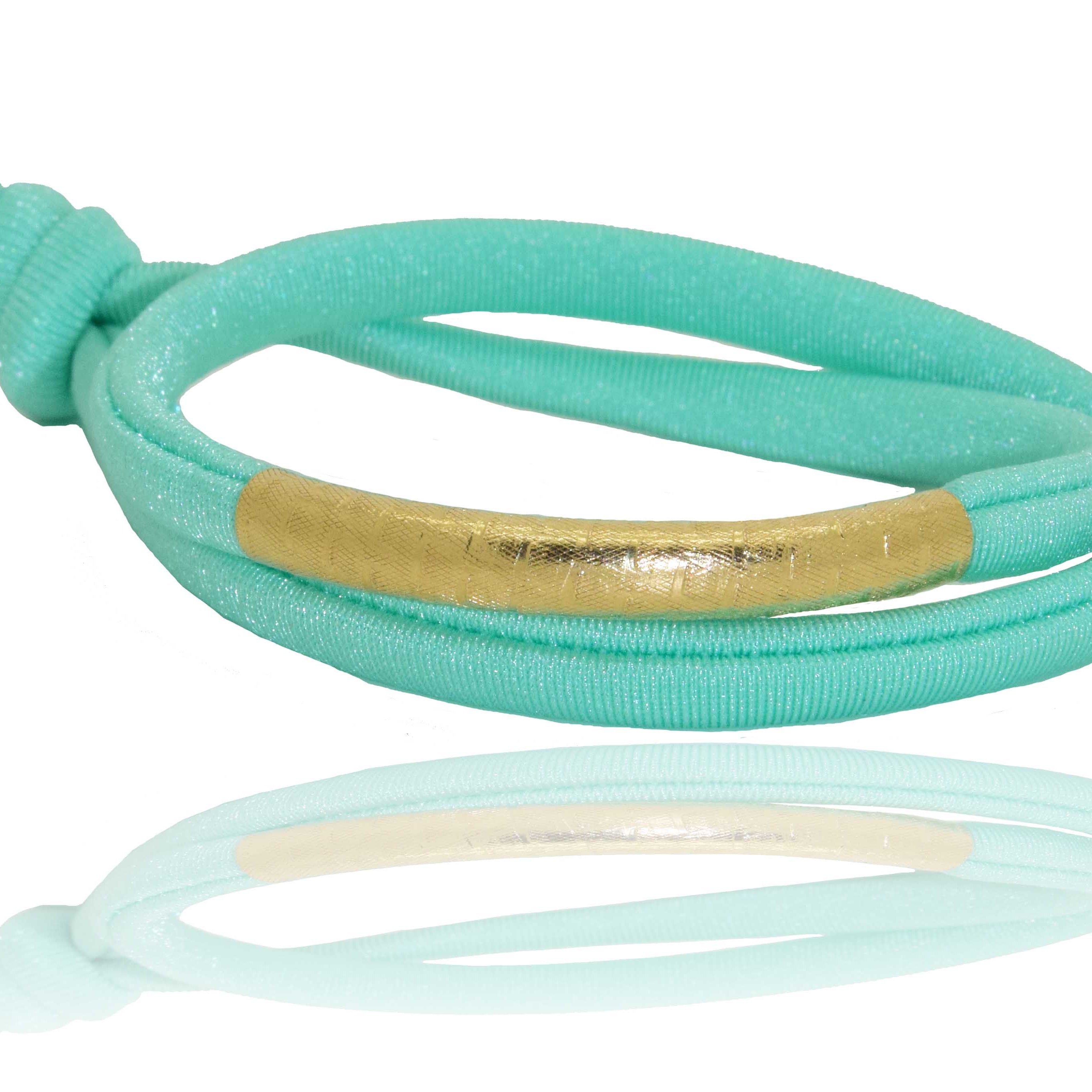Miccy's | Pepperminty 14K Golden Tube Bracelet