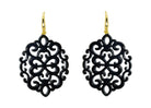 Miccy's | Ahlan Black| Petite | Resin Earrings