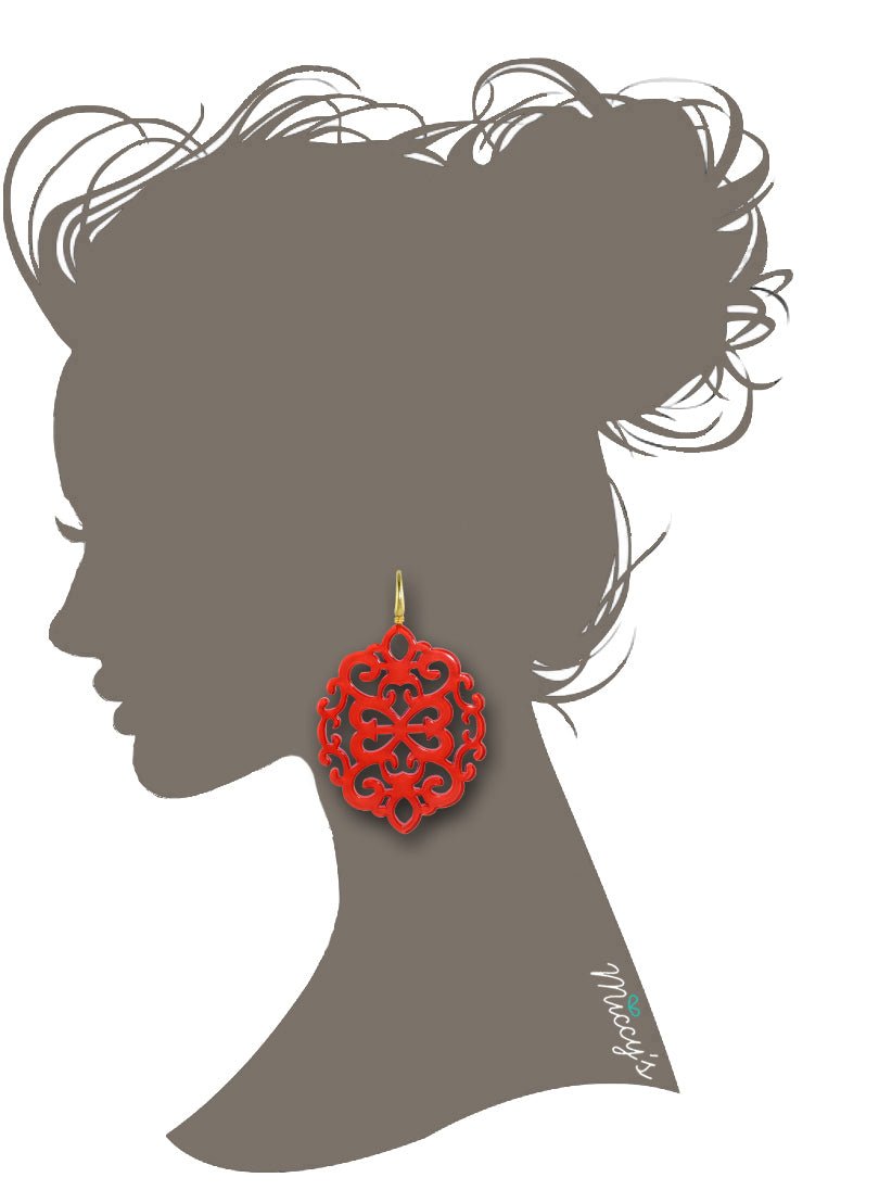 Miccy's | Ahlan Chili Pepper | Resin Earrings