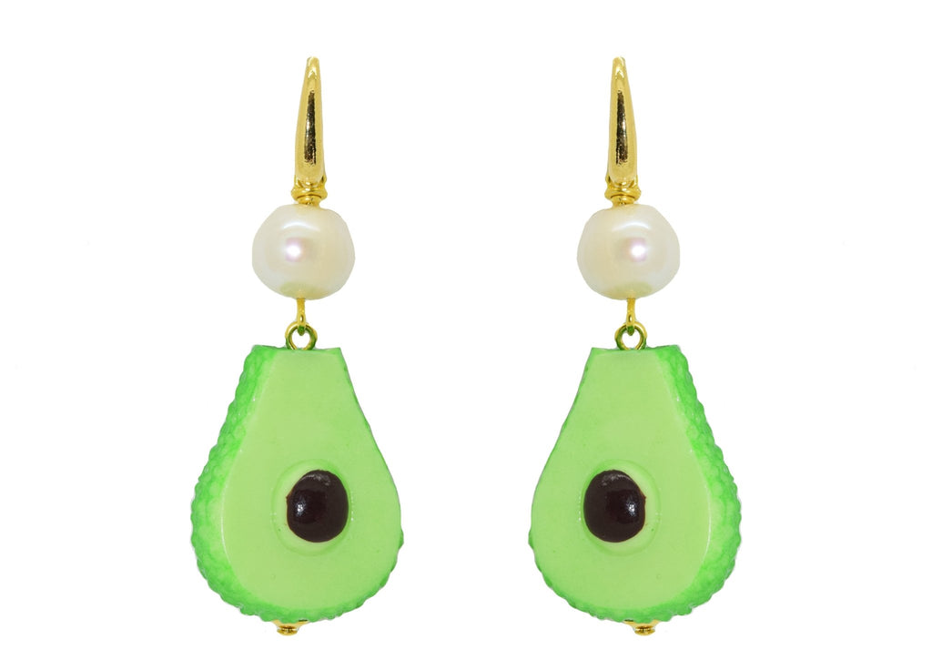 Avocados | Resin Earrings - Miccy's Jewelz Europe