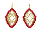 Miccy's | Azizi Red | Petite | Resin Earrings