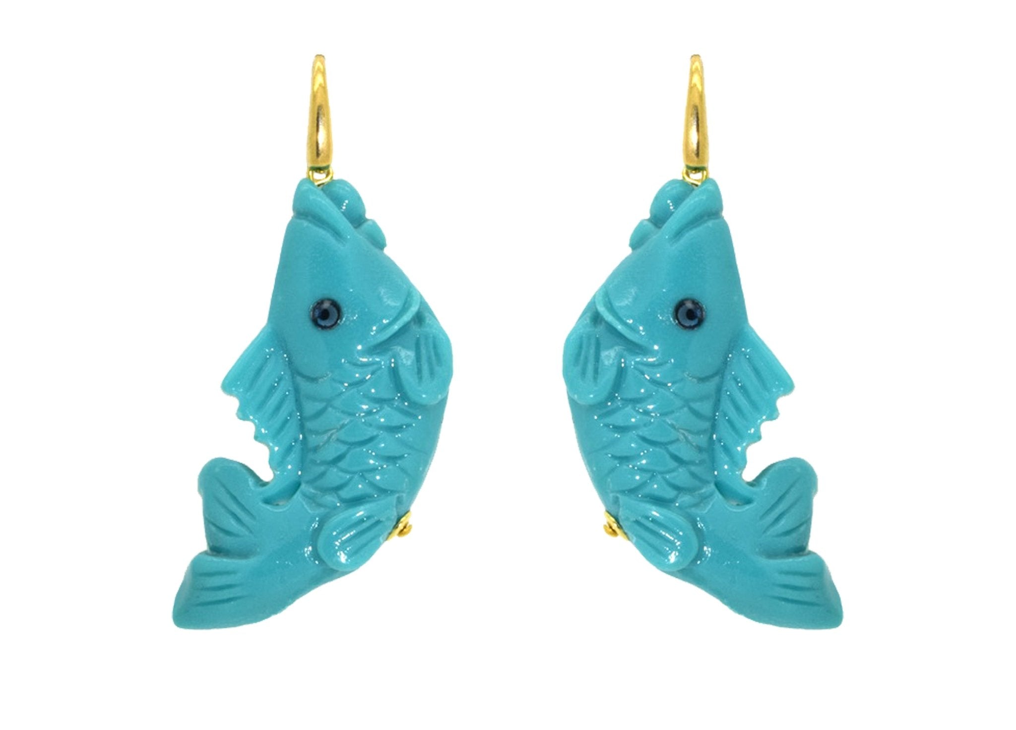 Miccy's | Betta Turquoise | Resin Earrings