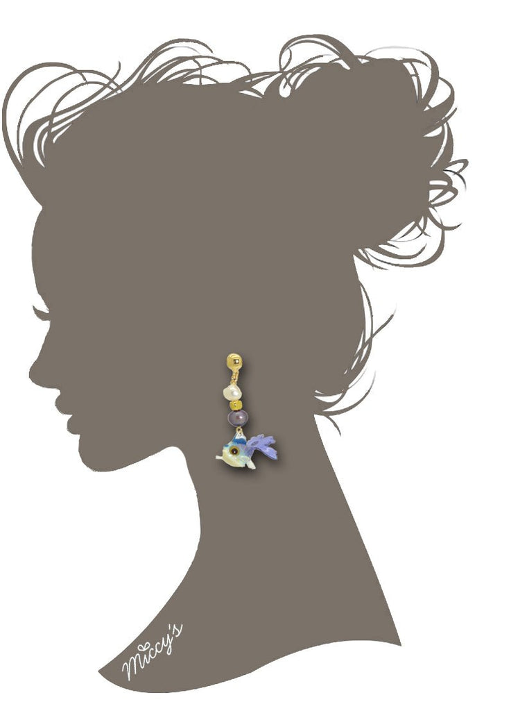 Blub Blue | Shell Earrings - Miccy's Jewelz Europe
