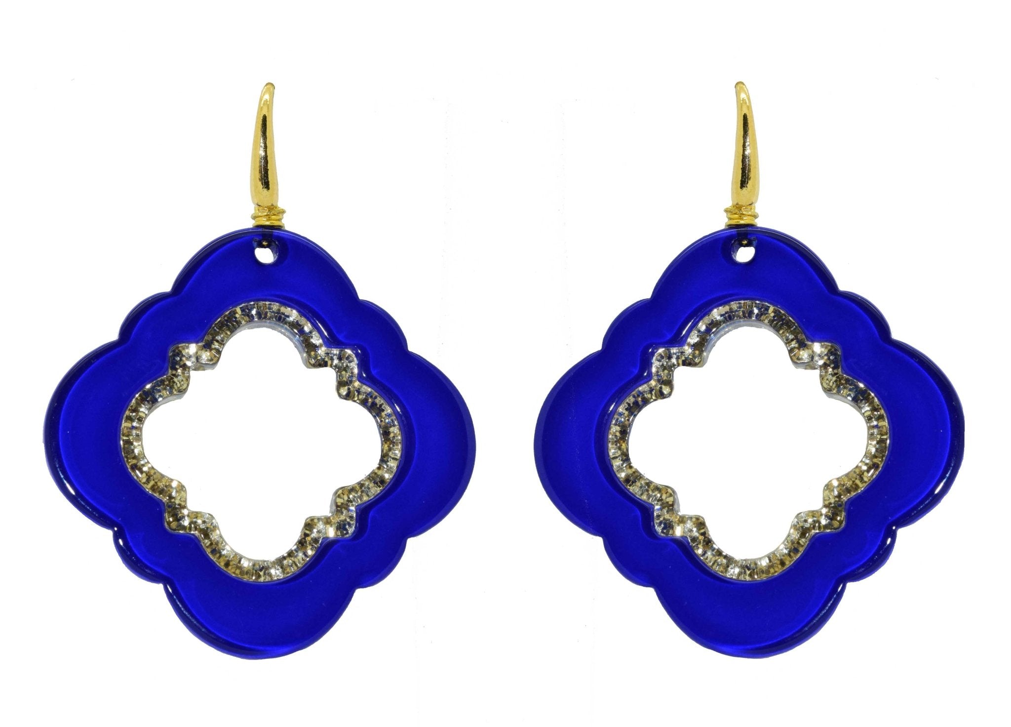 Miccy's | Blue Caviar| Petite | Resin Earrings