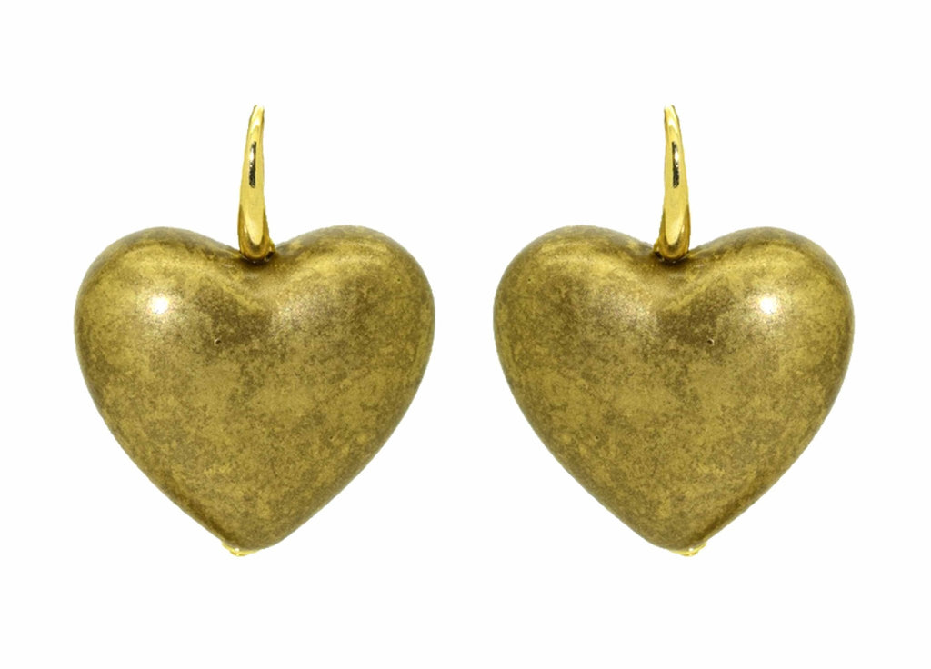 Brasso Hearts | Resin Earrings - Miccy's Jewelz Europe