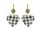 Miccy's | Check Mate Hearts | Shell Earrings