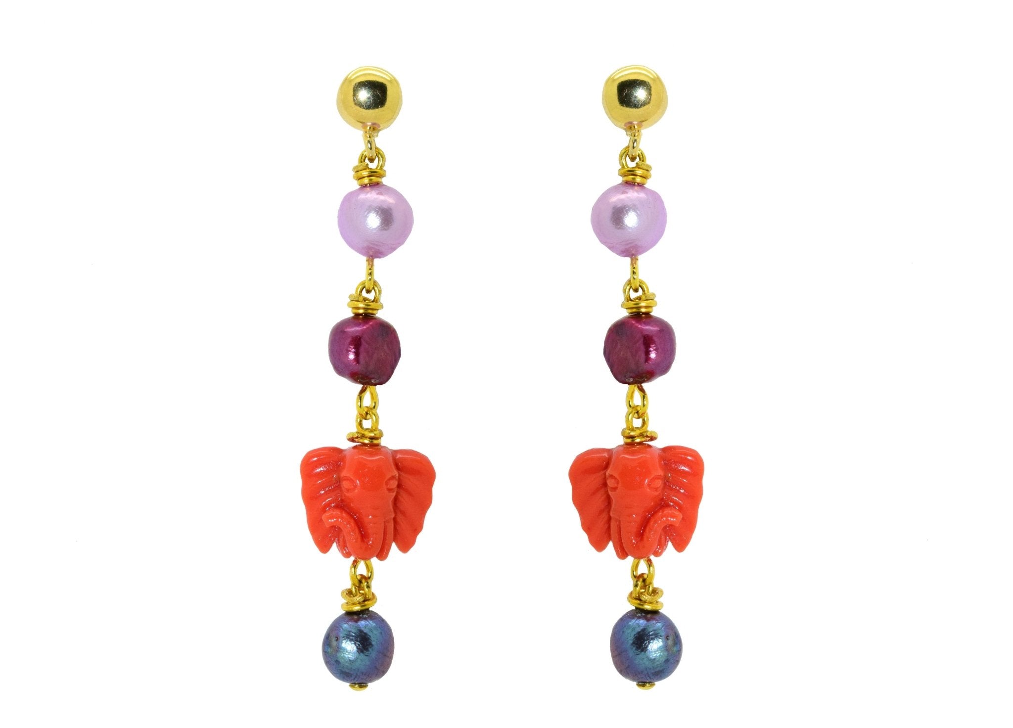 Miccy's | Ganesh | Shell Earrings