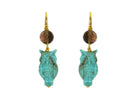 Miccy's | Gufo Turquoise | Resin Earrings