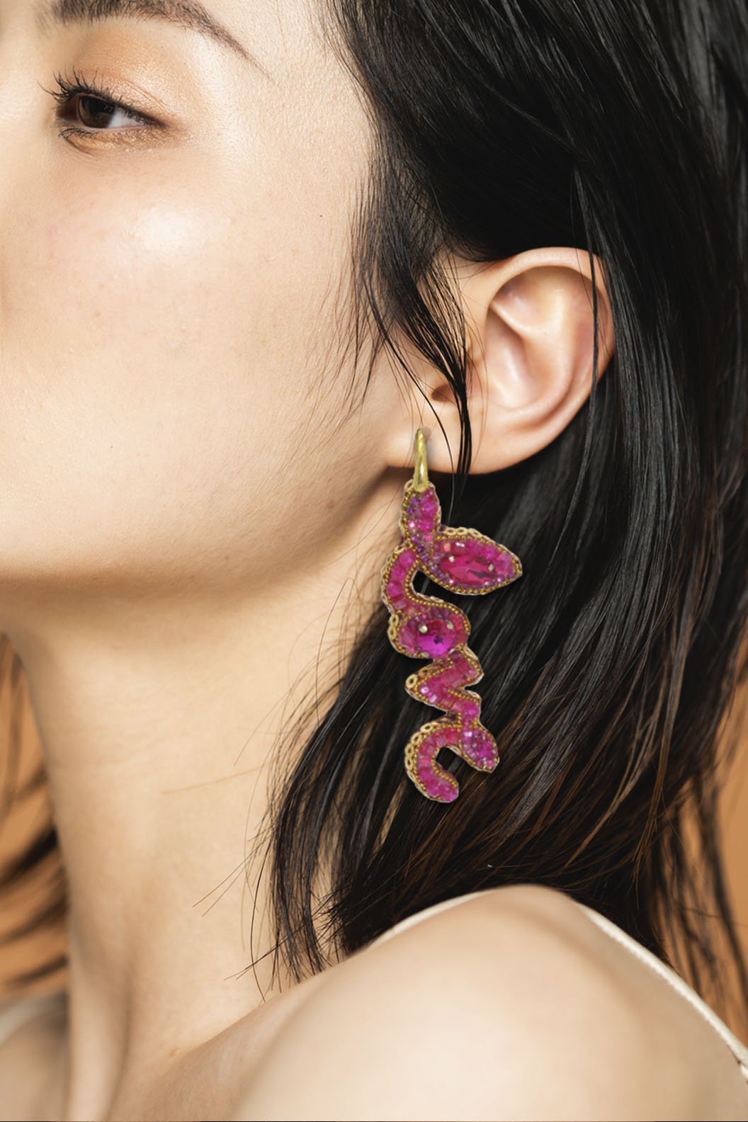 Miccy's | L'Amour Pink | PatchArt Earrings