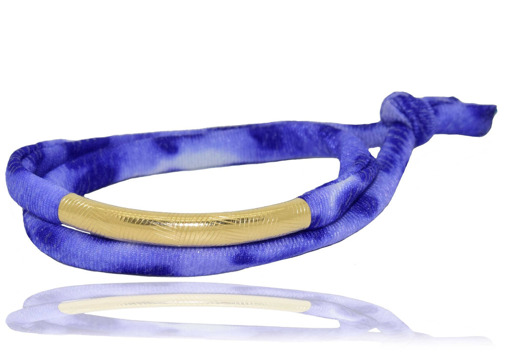 Miccy's | Lavender Galaxy 14K Golden Tube Bracelet