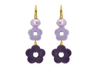 Miccy's | Lilac Flower Power | Resin Earrings