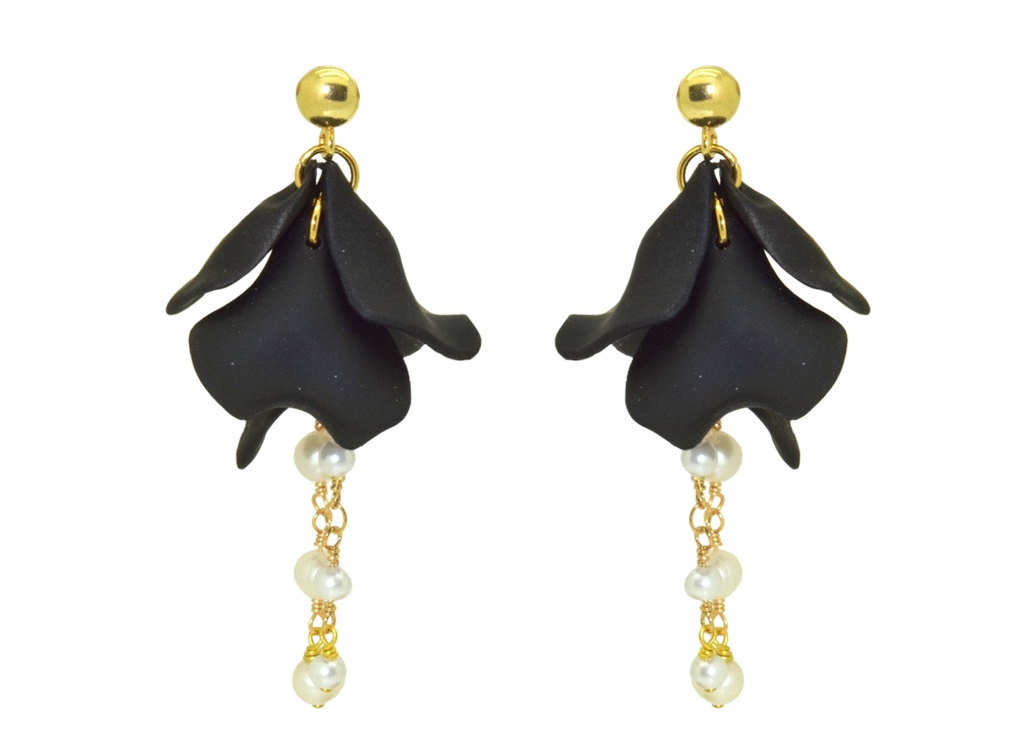 Miccy's | Lou Lou Black | Resin Earrings