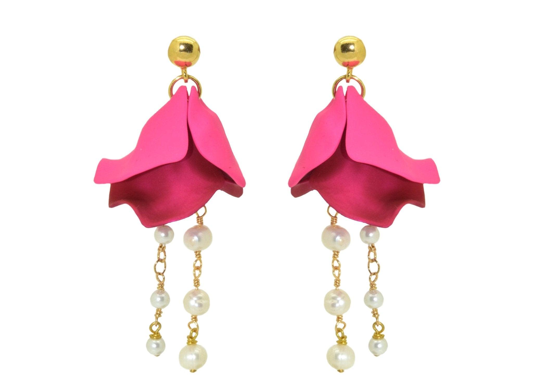 Miccy's | Lou Lou Pink | Resin Earrings