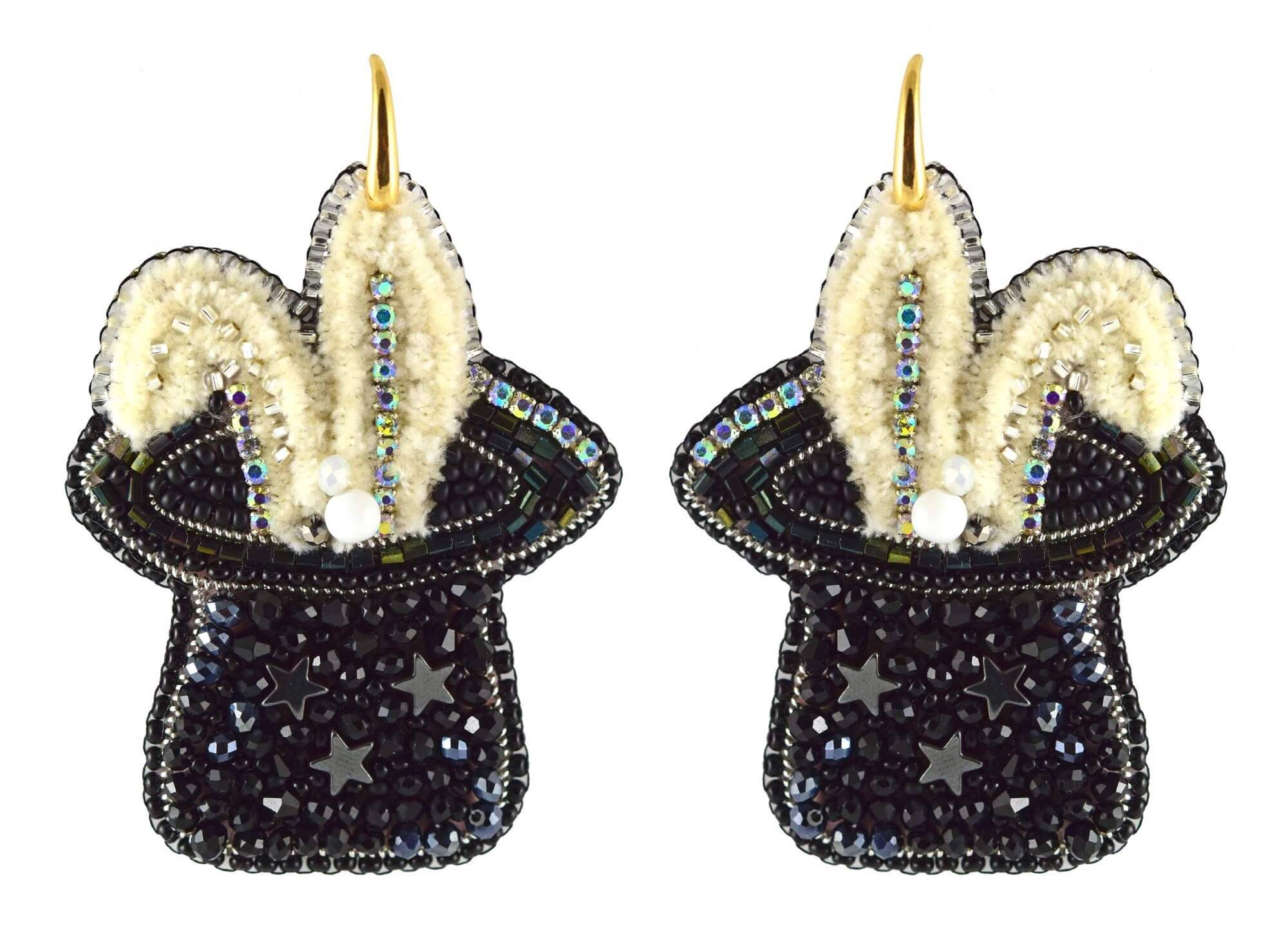 Miccy's | Magic Hat | PatchArt Earrings