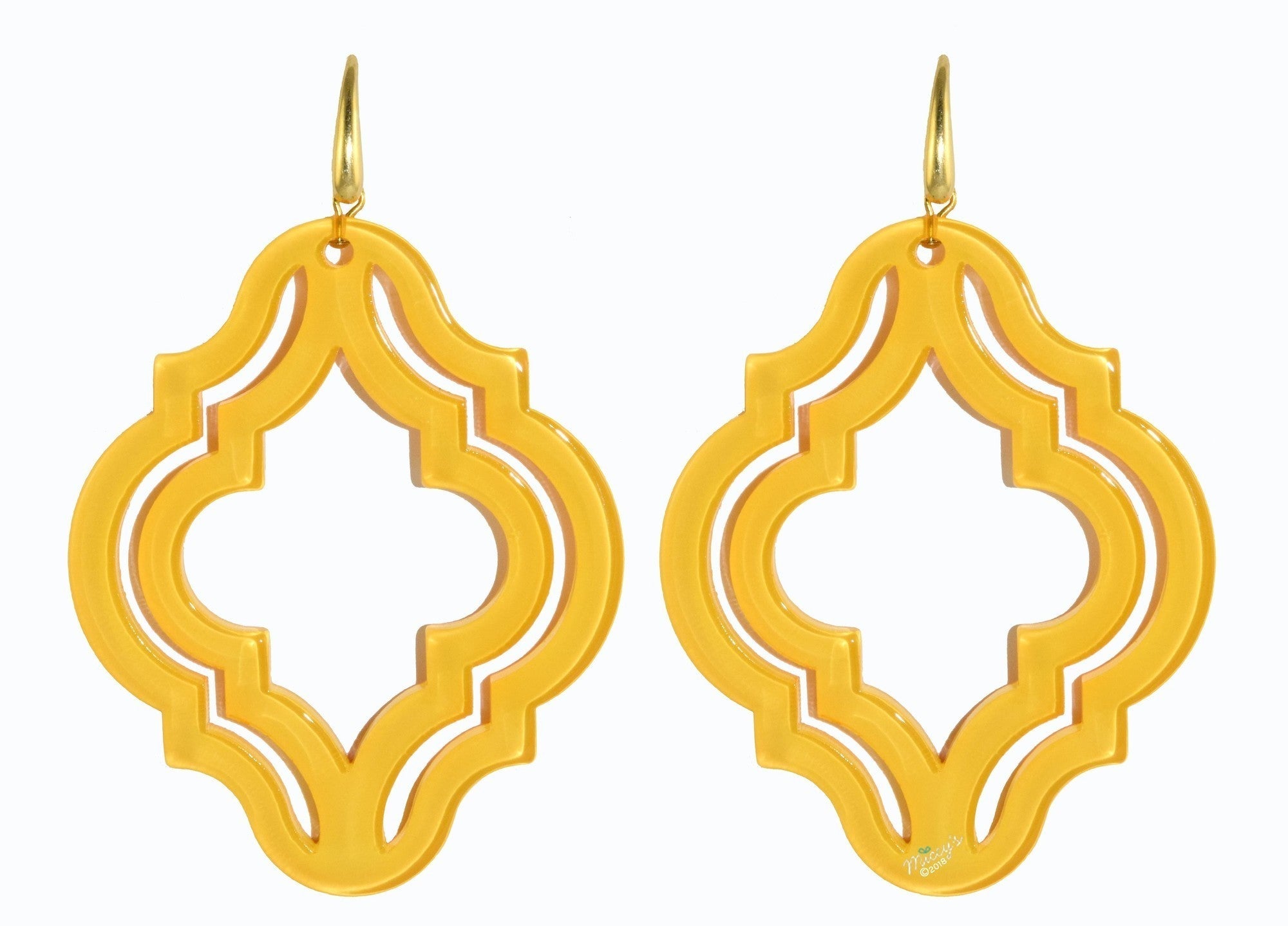 Miccy's | Muscat Yellow | Resin Earrings