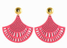 Miccy's | Pink Horn Corn | Horn Earrings