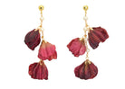 Miccy's | Red Freesia | Resin Earrings