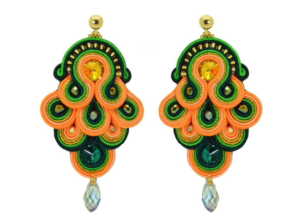 Miccy's | Ruffles and Feathers | Velvet Dreams Earrings