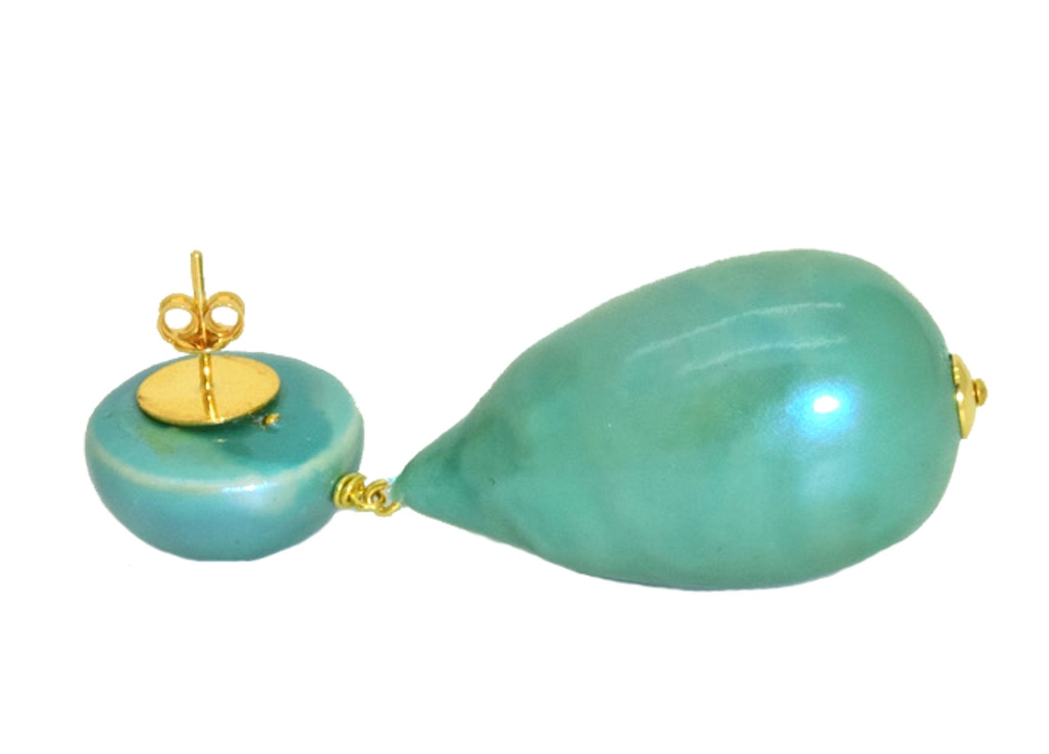 Miccy's | Sea Breeze Cotton Pearls | Resin Earrings